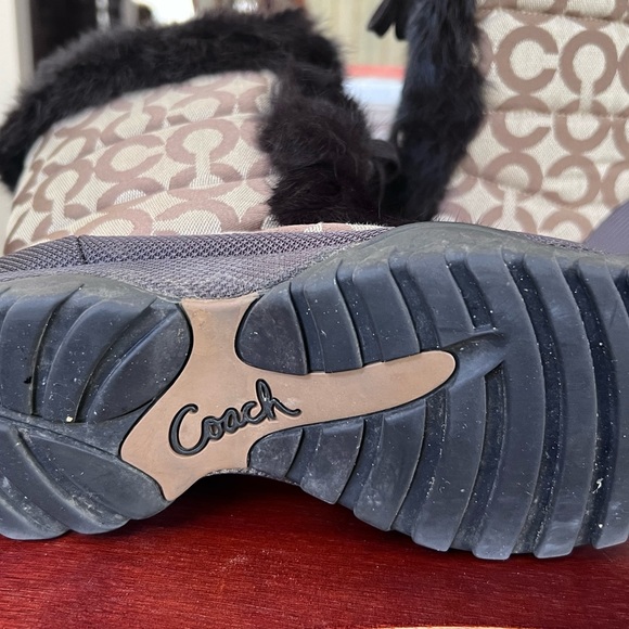 Coach Rabbit Fur Boots - Picture 6 of 6
